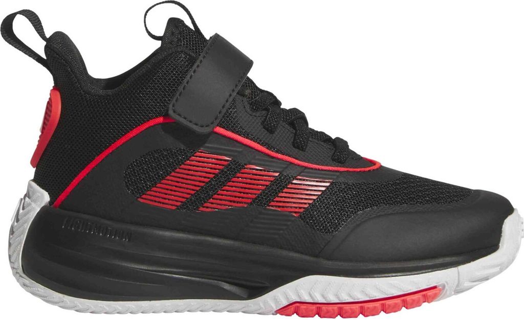 Adidas Basketball's shoes JQ7939 in CBLACK/LUCRED/FTWWHT color size 38 2/3