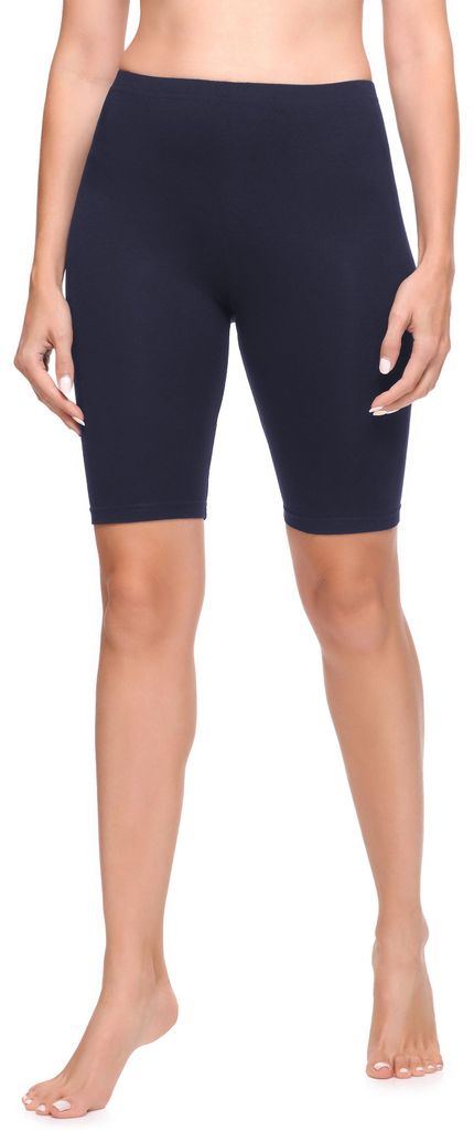 Ladeheid Damen Kurze Leggings LA40-131 (Marineblau, S) Produktbild 