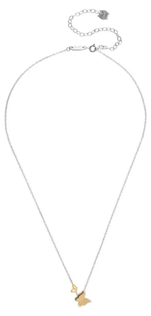 Collier Ras de Cou Minimaliste Avant Ojbn01Sg pour Femme en Or Blanc
