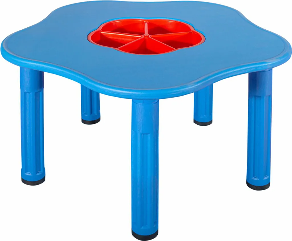 Table de jeu pour enfants bleue pour LEGO, puzzles et arts créatifs