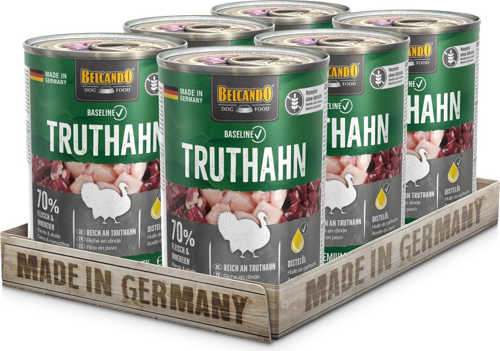 BELCANDO Baseline Truthahn 6x 400g