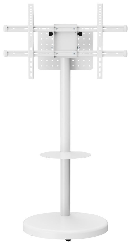 Techly ICA-TR55, 200 x 200 mm, 400 x 600 mm, -10 - 5°, 90°, Kunststoff, Stahl, Weiß