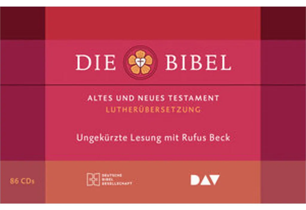 Livre audio La Bible lue par Rufus Beck - Coffret CD haute qualité