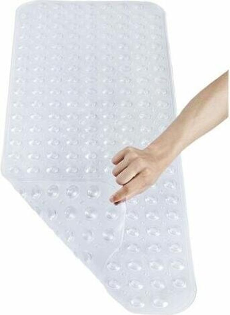 Badewannenmatte, rutschfeste Badewannenmatte, extra lange maschinenwaschbare Badematte, Anti-Schimmel-Duschmatte mit 200 Saugnäpfen, (100 x 40 cm)...