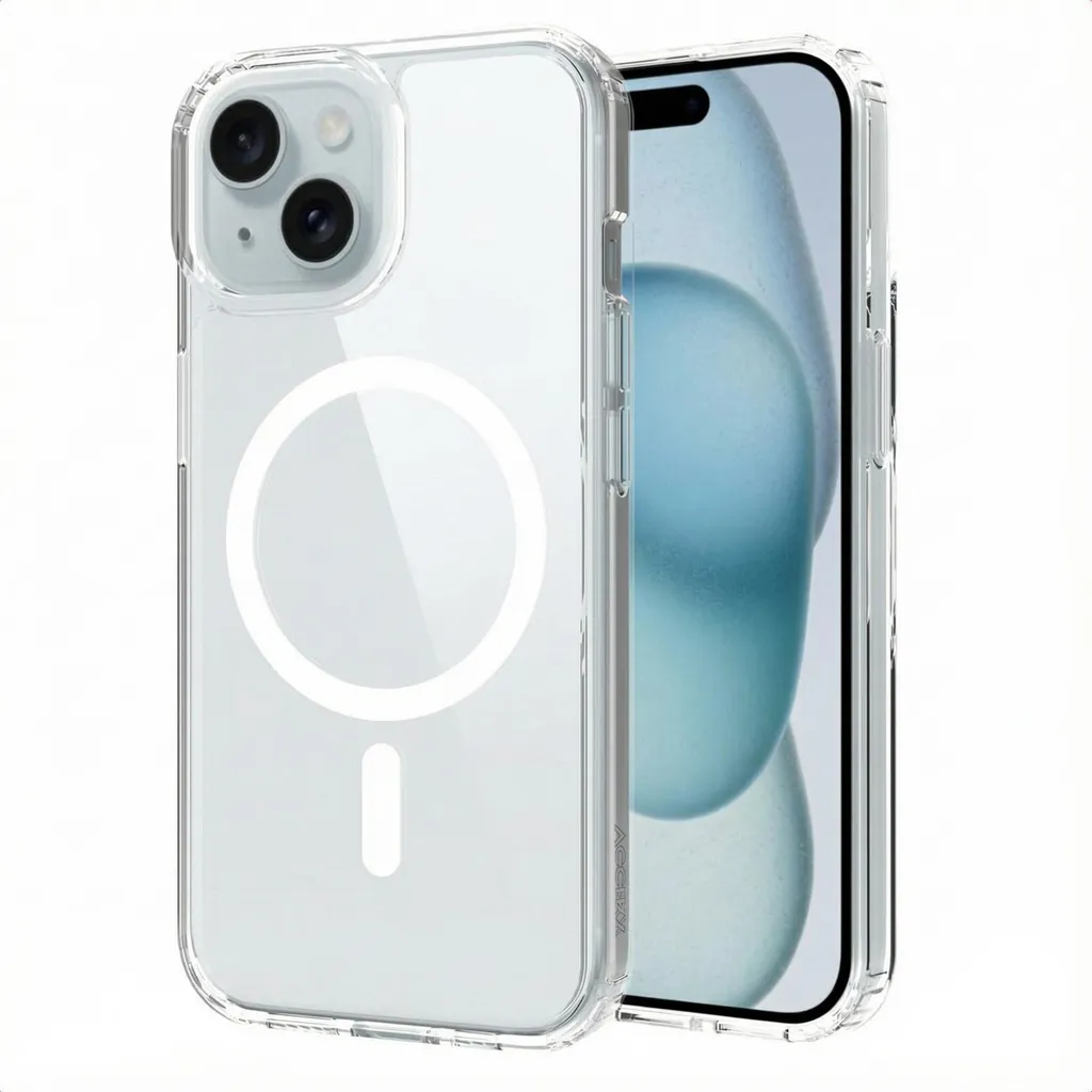 iPhone 15 Case Accezz Xtreme Impact MagSafe Trasparente Anti-Shock