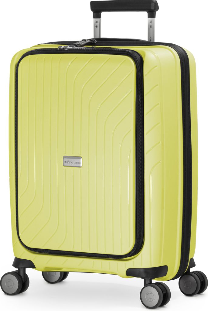 HAUPTSTADTKOFFER TXL - Laptop-Koffer, leichter Handgepäck-Koffer mit LaptopTasche Bordgepäck 55x40x23 cm, Business-Trolley 4 Rollen Hand Luggage ...