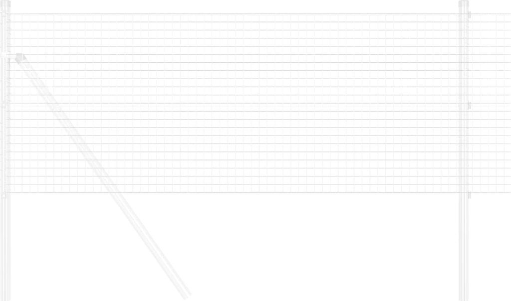 Geschweißter Drahtzaun Silber 0,4 x 100 m