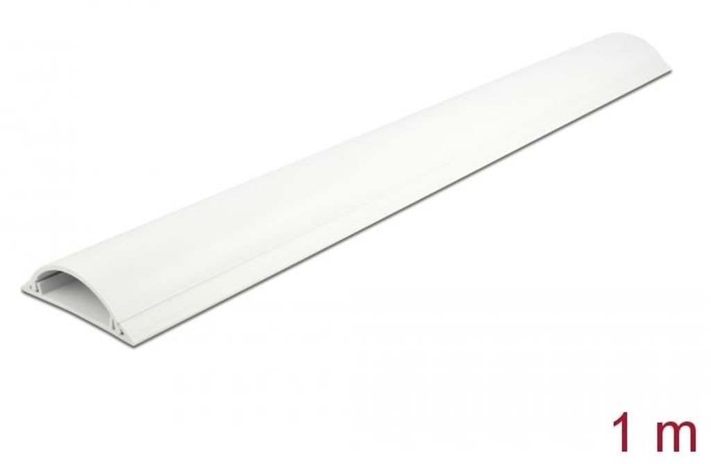 DELOCK Kabelkanal selbstklebend 70 x 20 mm - Länge 1 m weiß