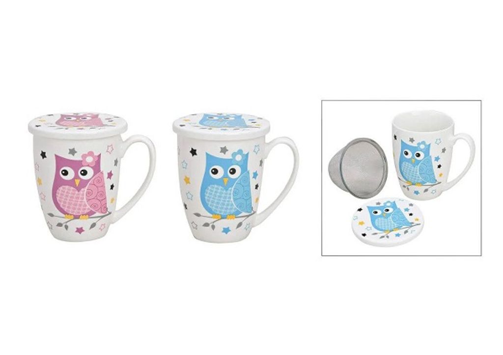Tosnail 2er Set Teetasse Mit Deckel & Tee-Ei – 400ml Glas, BPA-frei, Klar