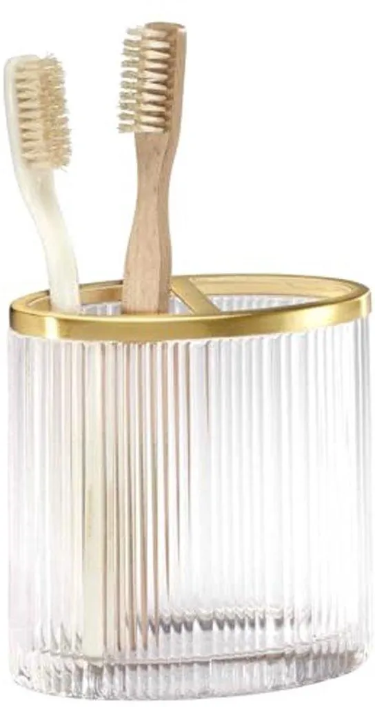 Support brosse à dents pour lavabo déco - Rangement chic salle de bains