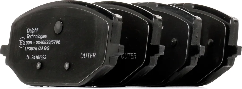 Plaquettes de frein avant DELPHI LP3875 pour OPEL GRANDLAND X (A18)