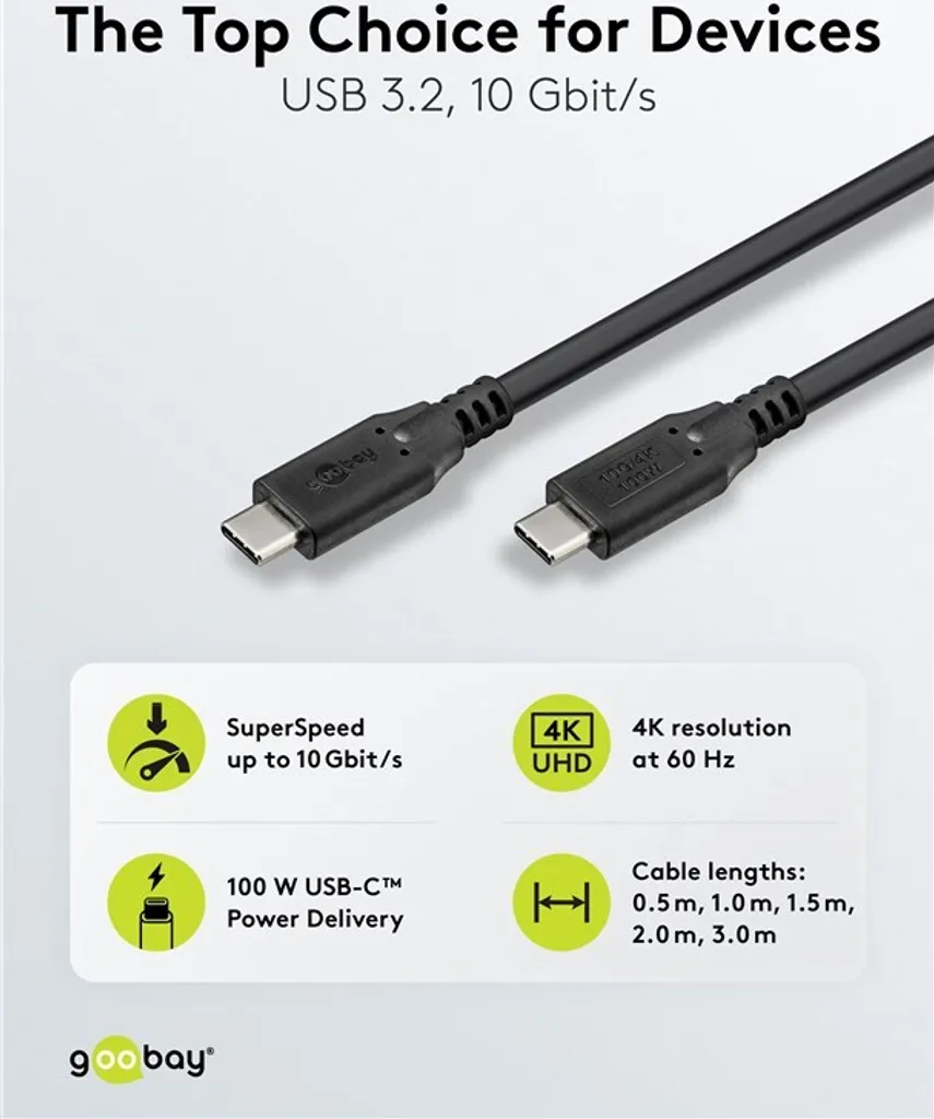 InLine Cavo USB 3.0 Da 1 Metro – USB A Maschio A USB A Maschio – Nero – Placcatura Oro – 5 Gbps
