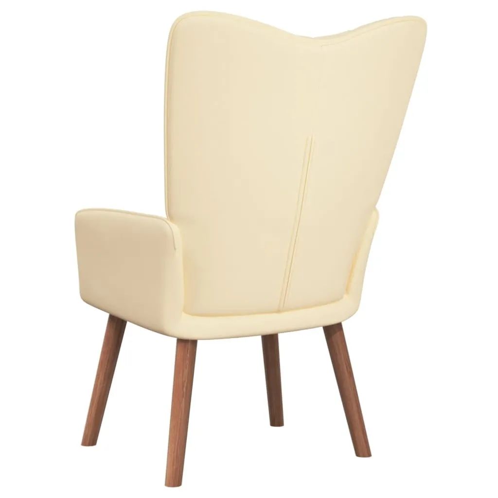 Poltrona Relax The Living Store Cremeweiß Velluto | Eleganza da Salotto - 4