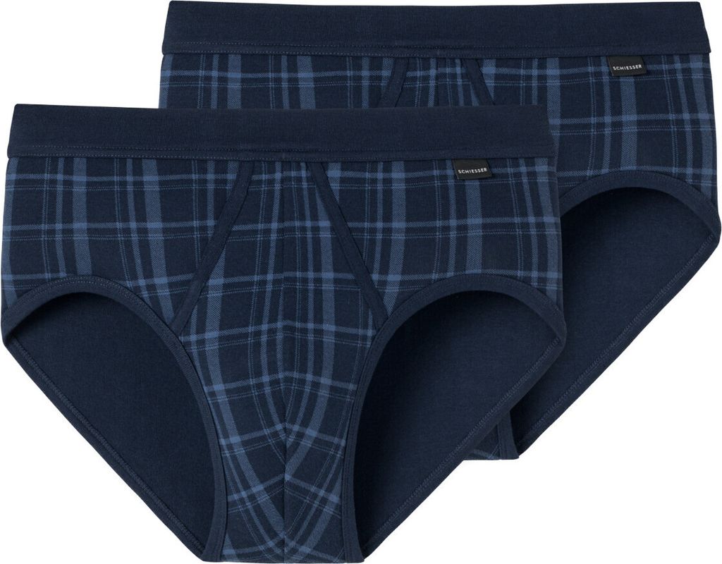 Schiesser Herren 2PACK Sportslip dunkelblau 7 PAK ( 8er Pack )