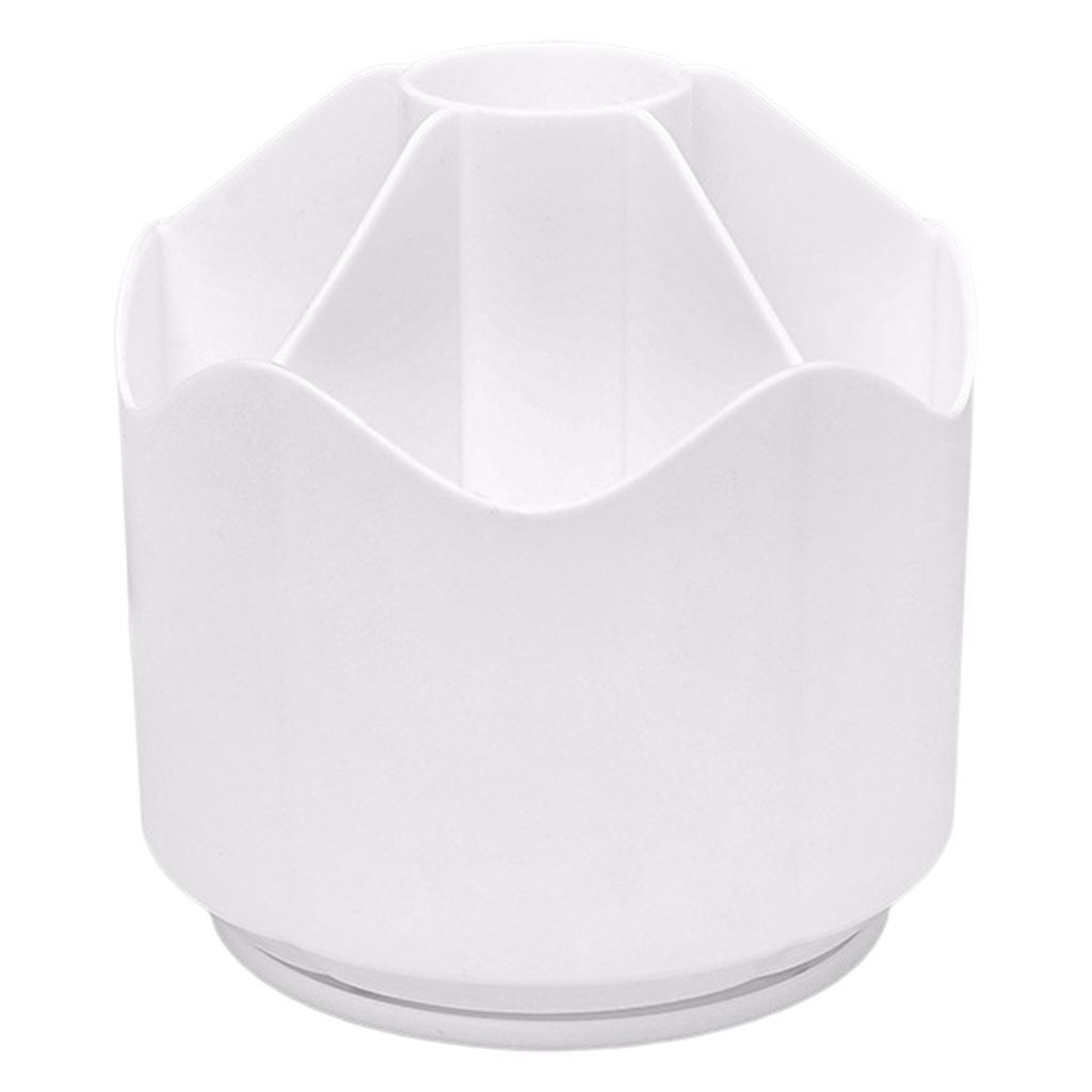 Stifthalter 360 Grad rotierende 6 Gitter Multifunktionale Kunststoff -Schrein -Schrein -Desktop -Bleistift -Organisator Home School Office Supplies...