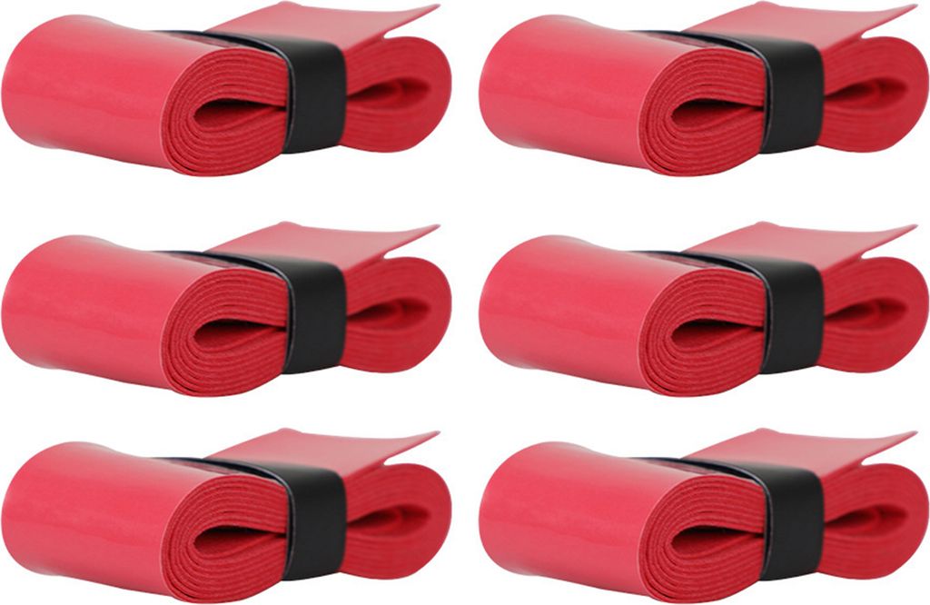 6 Stück 110 cm Badmintonschläger-Griffband, rutschfest, schweißabsorbierend, stoßfest, elastisch, multifunktional, Angelrute, Tennisschläger, ...