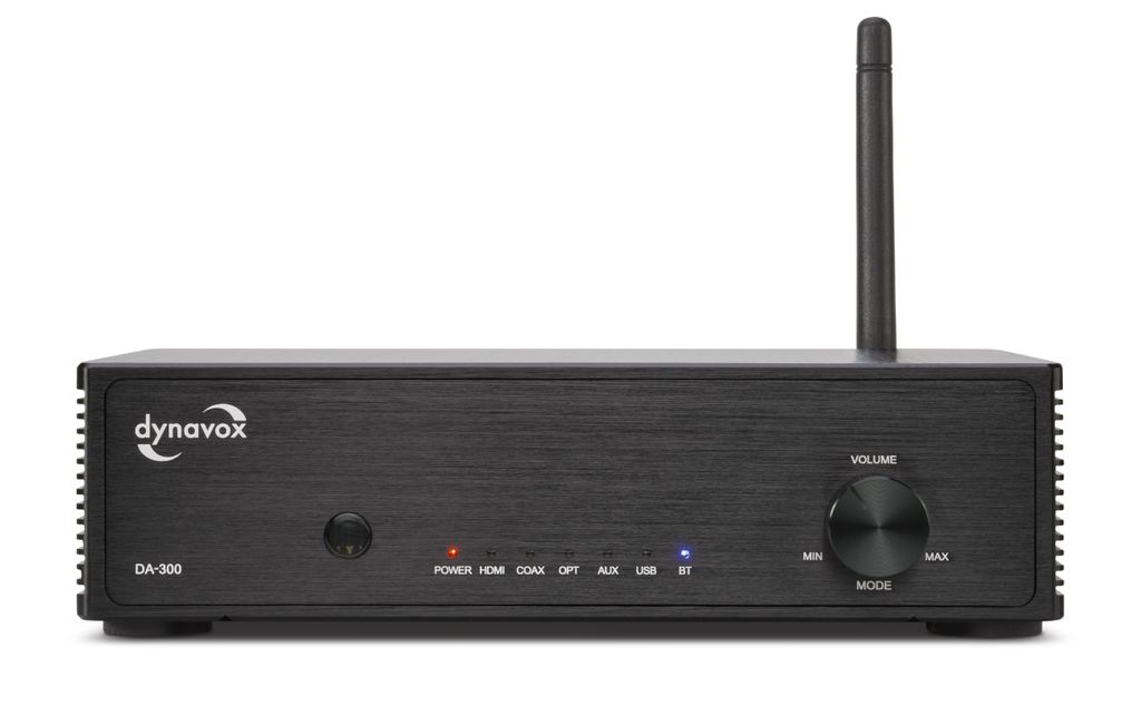 Dynavox DA-300 Kompaktverstärker mit HDMI ARC schwarz Produktbild 