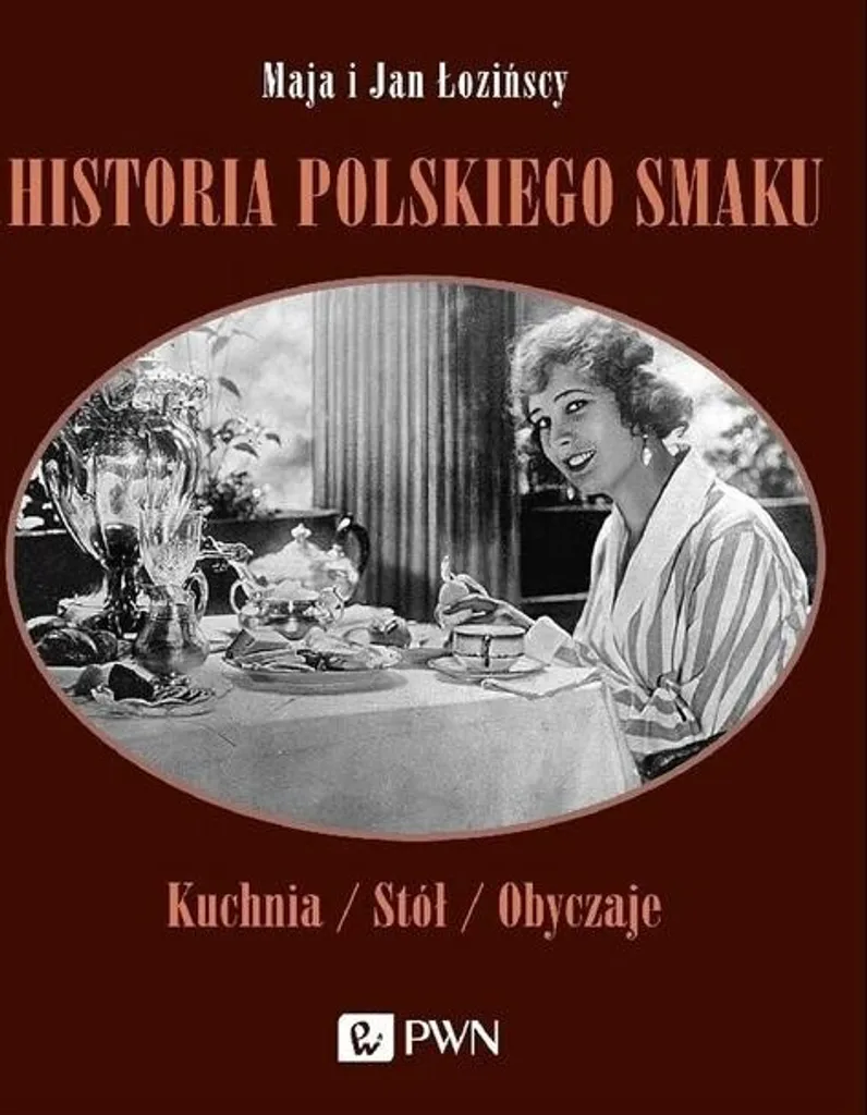 Beau livre d'histoire gastronomique polonaise Historia polskiego smaku
