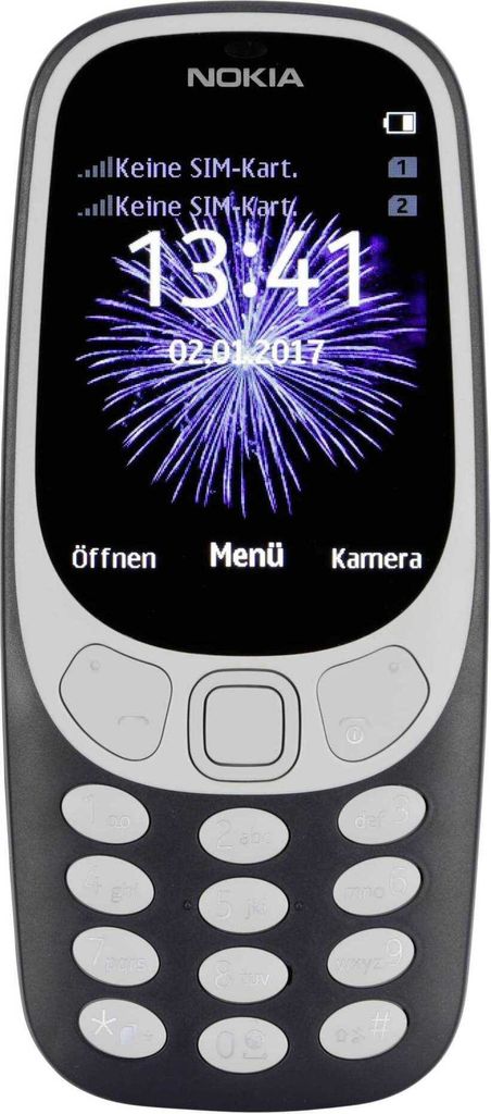 Nokia 3310, Navýšku, 6,1 cm (2.4"), 2 MP, Bluetooth, 1200 Obrázok produktu 