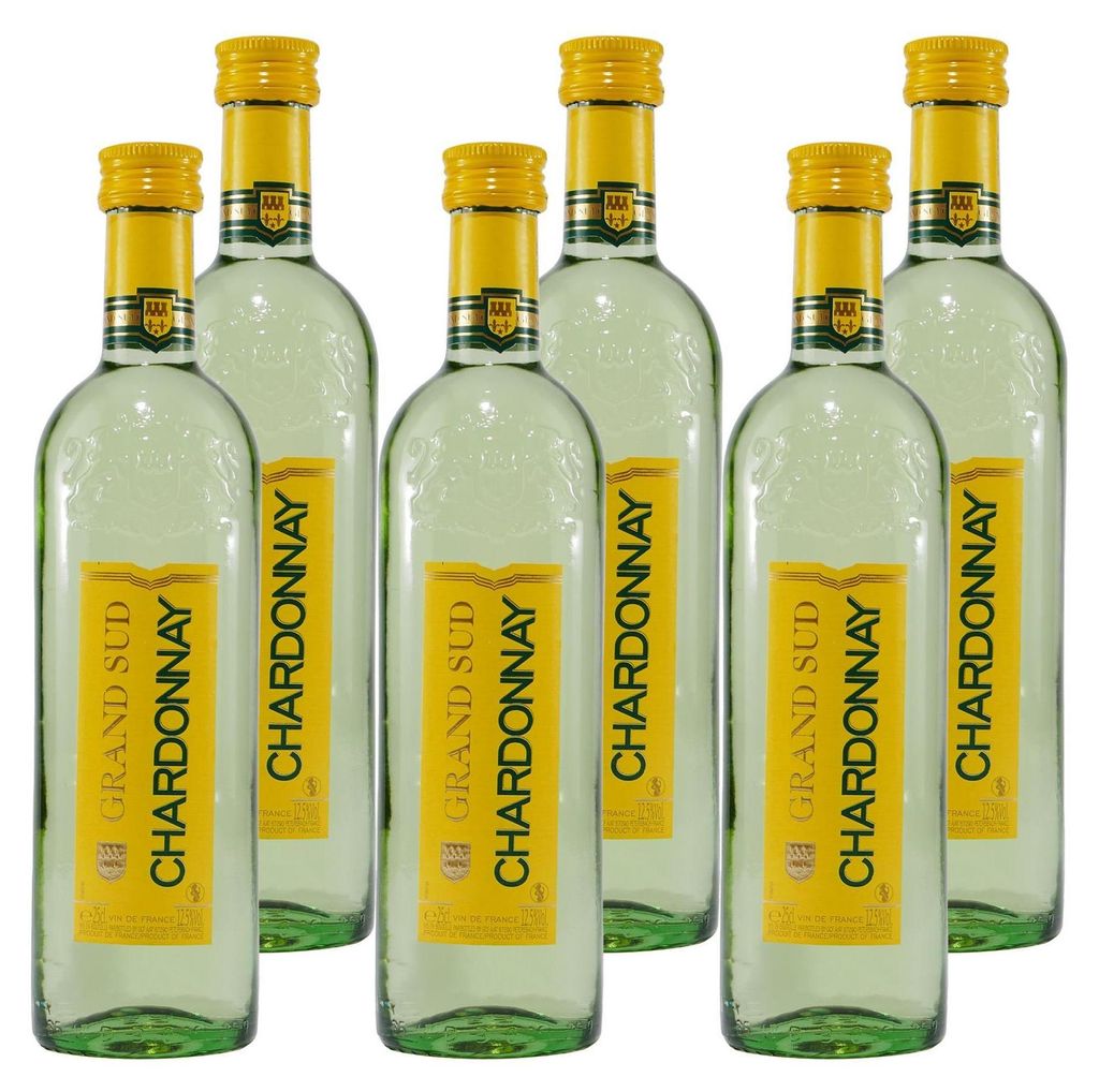 Grand Sud Chardonnay -trocken- (6 x 0,25L) Produktbild 