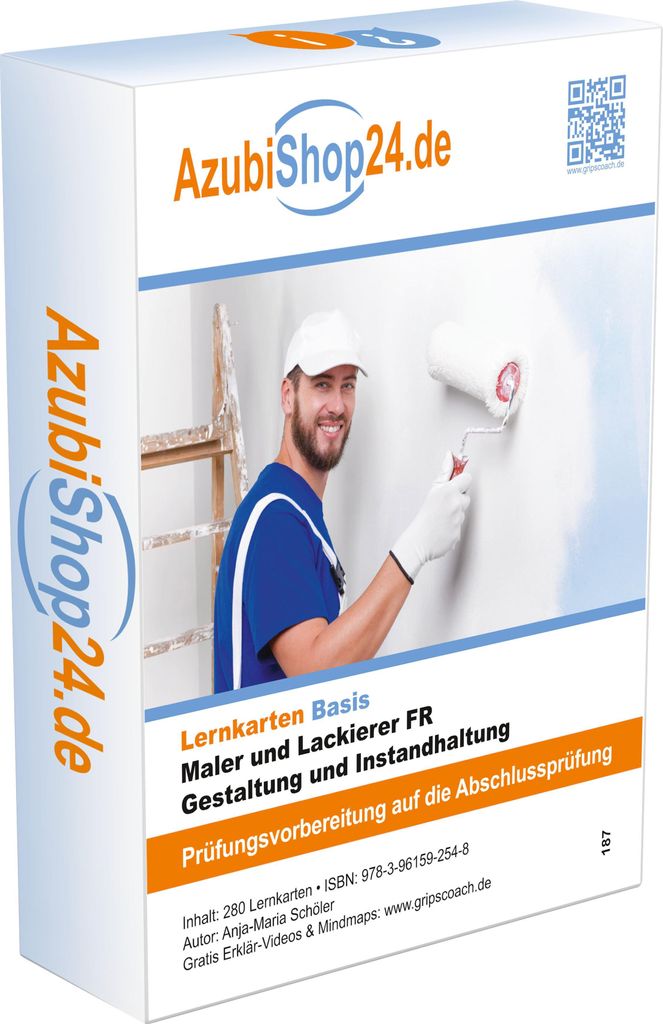 Lernkarten Maler und Lackierer FR Gestaltung und Instandhaltung Prüfung Prüfungsvorbereitung