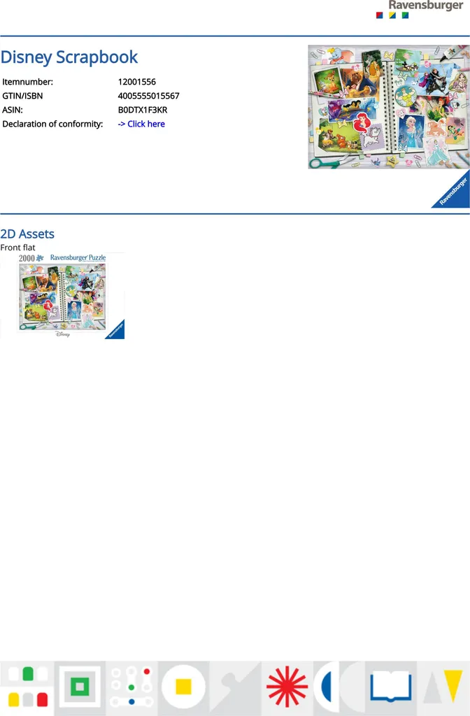 Puzzle 2000 pièces sans reflets Ravensburger Animation 14 ans et plus