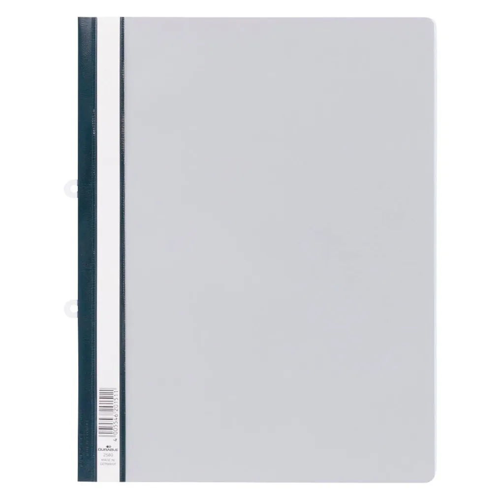 Dossier à Lamelles Gris 258010 DURABLE : Archivage Robuste Format A4