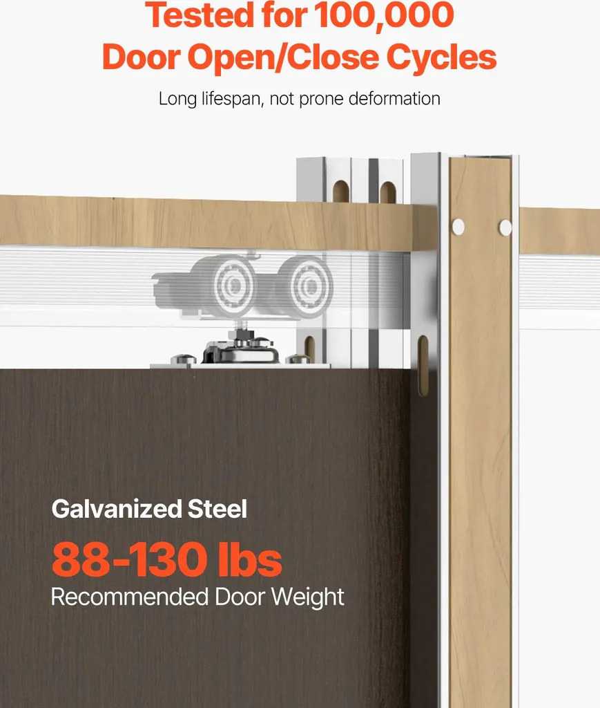 Structure de Porte Escamotable en Acier pour Gain de Place Intérieur - 5