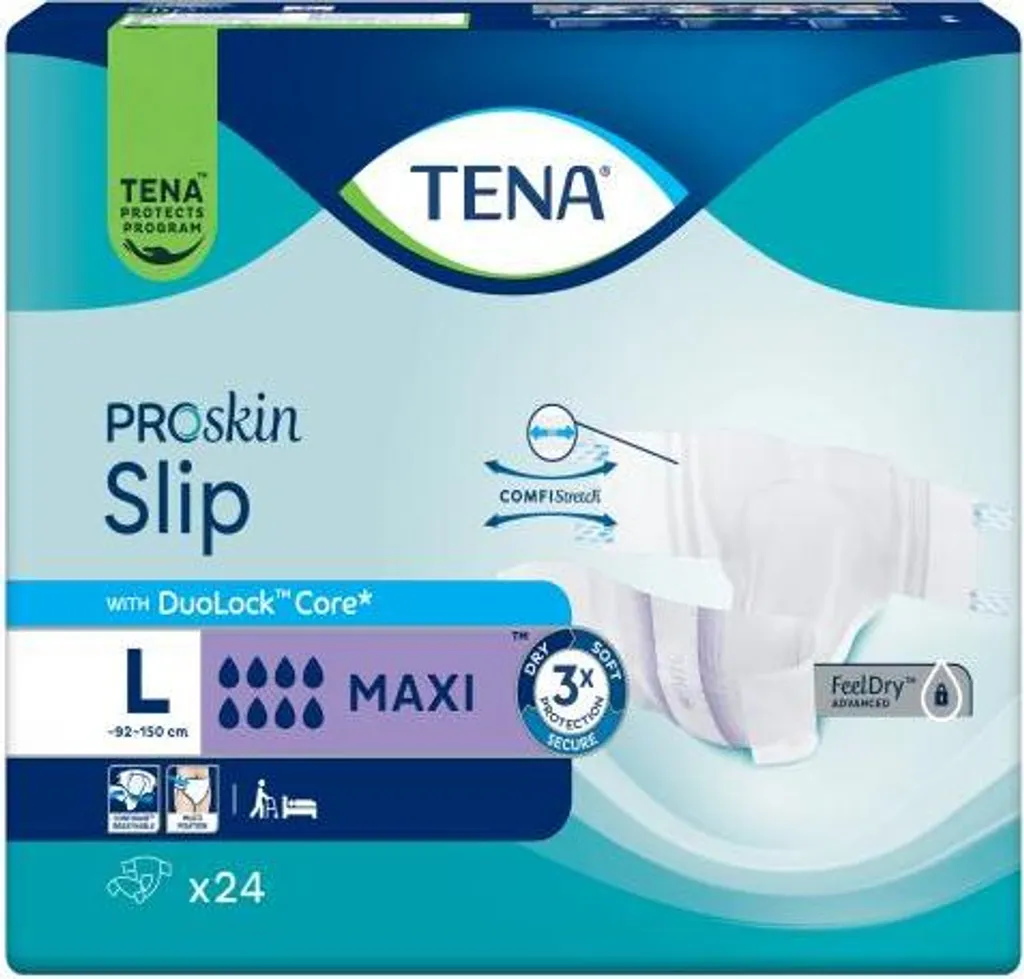 TENA SLIP maxi L 24St PZN 18914953
