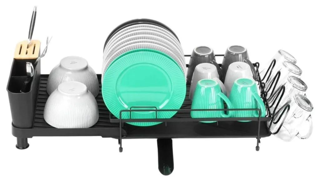 Solution de Séchage Vaisselle 70 cm - Égouttoir Modulable Gain de Place - 8