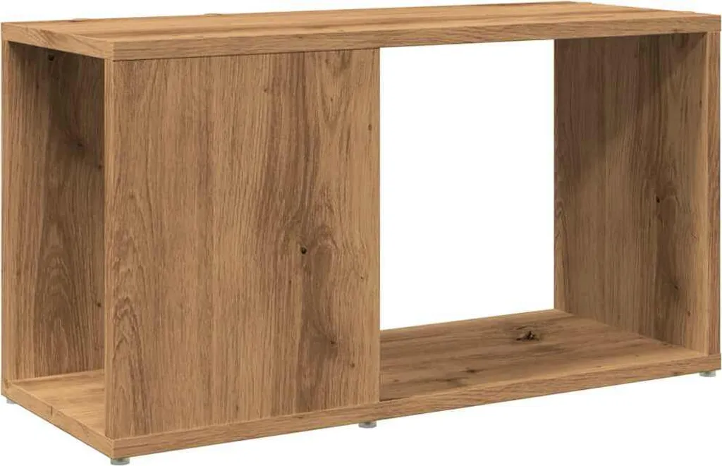 Supporto TV Rovere Artisan 60x24x32 cm - Mobile Salvaspazio Moderno