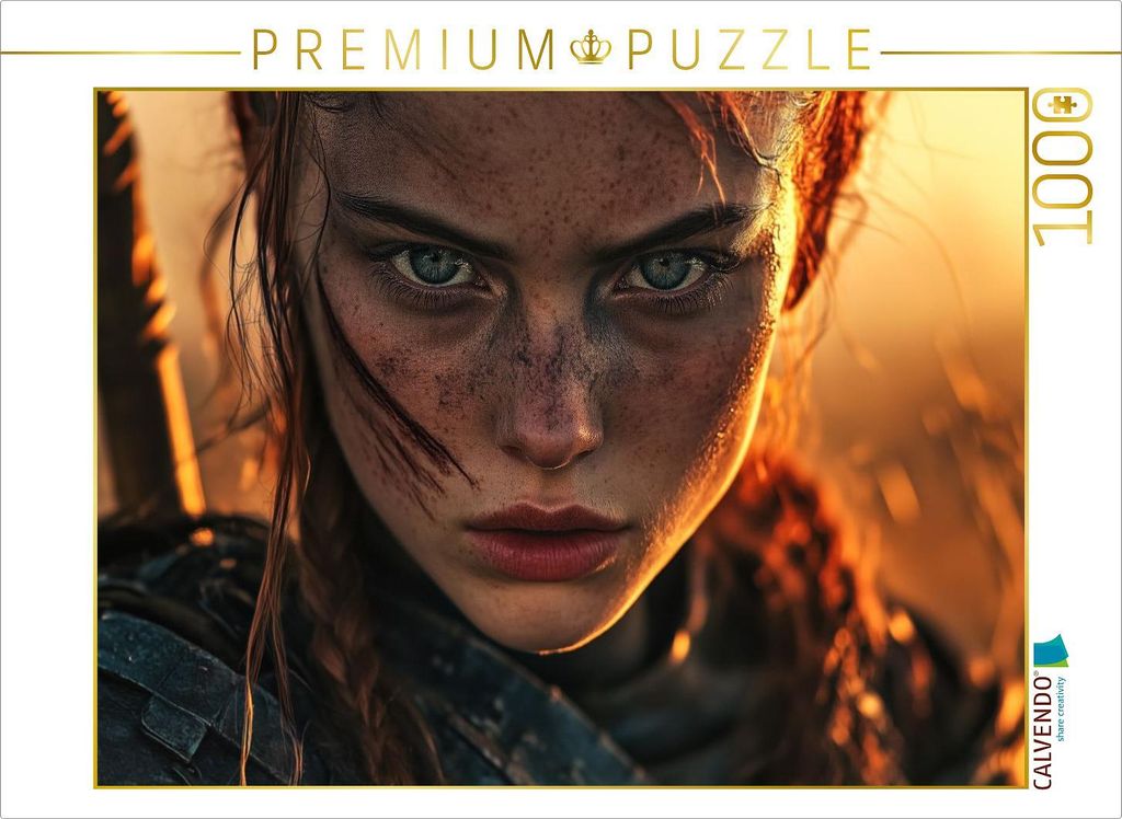 CALVENDO Puzzle Pfad durch das Feuerfeld | 1000 Teile Lege-Größe 64x48cm Foto-Puzzle für glückliche Stunden