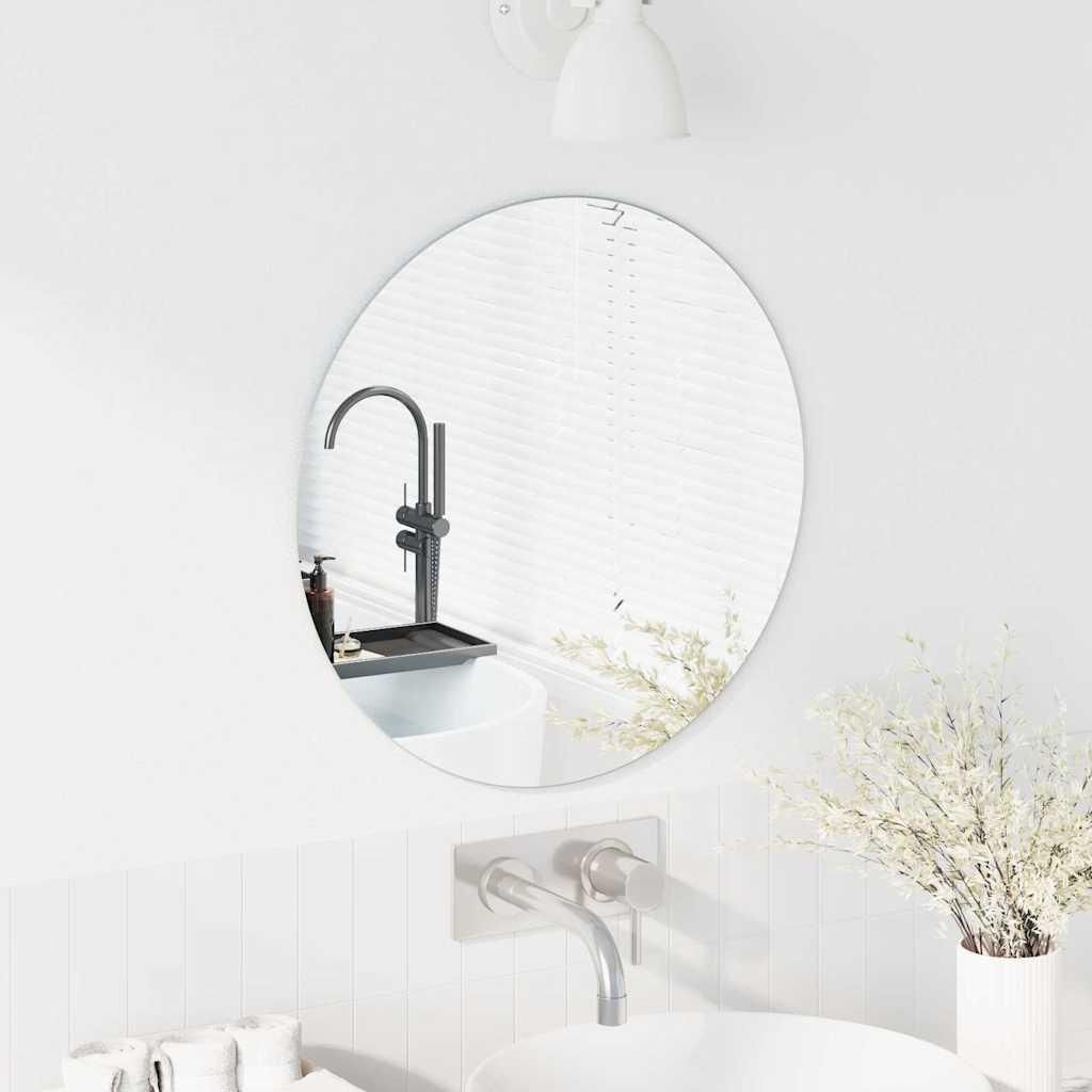 Cloris Designermöbel Wandspiegel Rund Ø 50cm Gehärtetes Glas - Wandspiegel 2026Neu397502 - Wandspiegel
