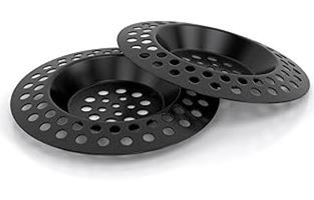 2er Set Abflusssieb Edelstahl - Deluxe Waschbecken Sieb - Flexibles Haarsieb Dusche - Abflussieb Küche & Dusche - Premium Sink Strainer - Abfluss ...