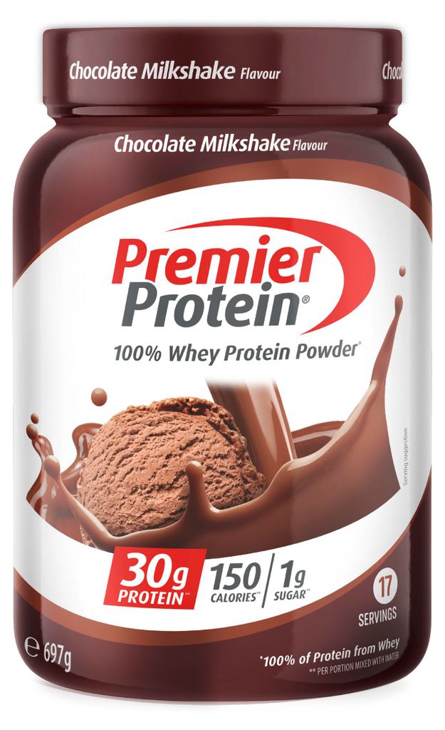 Premier Protein Whey 100% Protein Powder Chocolate Milkshake 697g