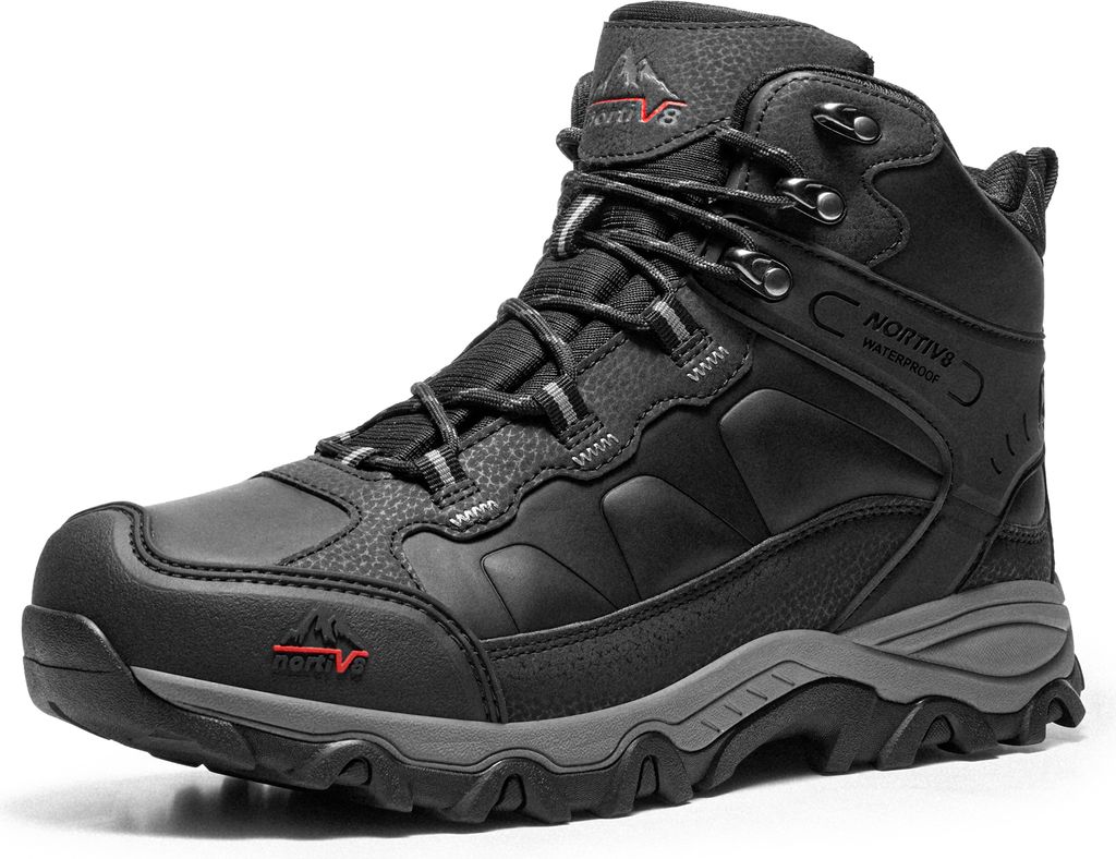 NORTIV 8 Herren Trekkingschuhe Wanderschuhe Outdoorschuhe Wanderstiefel Wasserdicht Hiking Boots Kletterschuhe Bergsteigen Klettern Wandern Schuhe,...