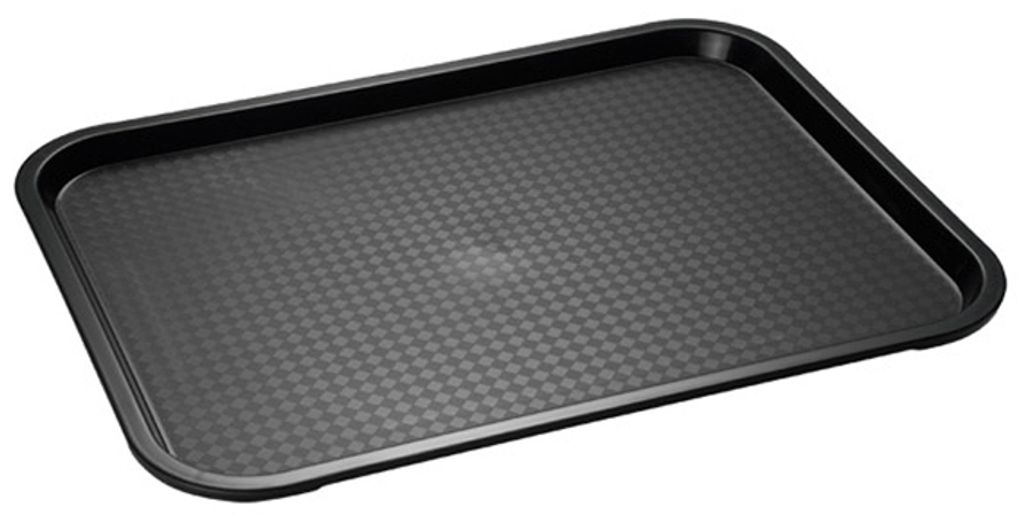 APS Fast Food-Tablett, schwarz, Höhe: 25 mm, Länge: 450 mm, Immagine del prodotto 