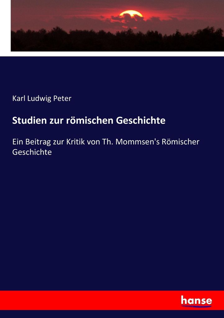 Studien zur römischen Geschichte Produktbild 