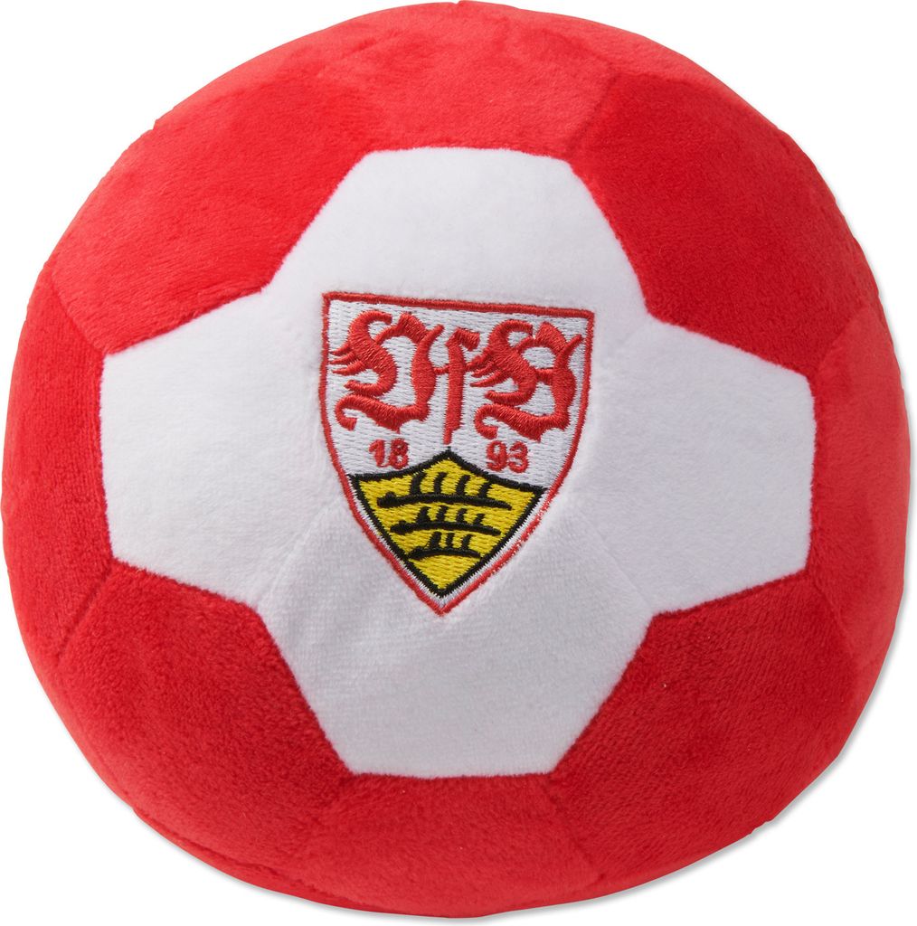 VfB Stuttgart Plüschball Wappen Produktbild 