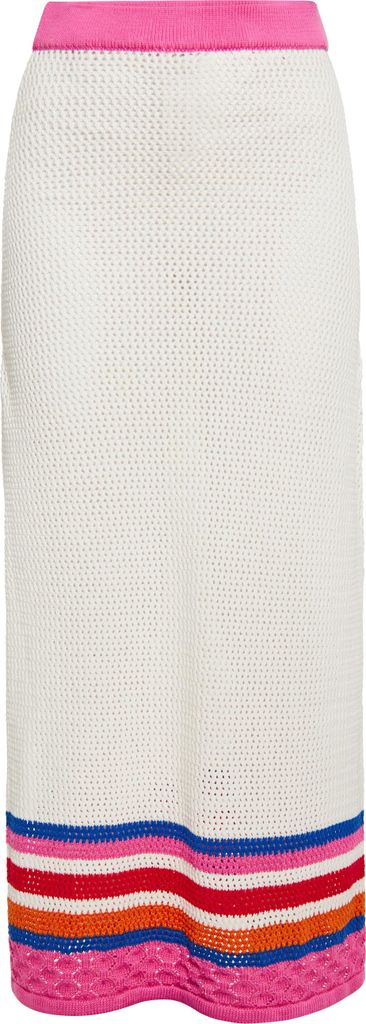 ebeeza damen rock - wollweiss mehrfarbig, S