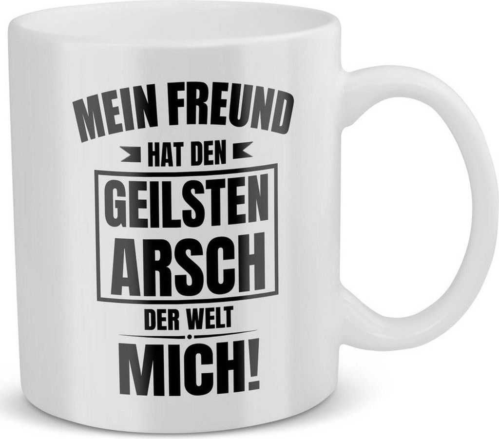 22Feels Freundin Geschenk Jahrestag Tasse für Sie Valentinstag Frauen 1 Jahr Weihnachten Geburtstag Geschenkidee Kaffeetasse Liebe Paar Beziehung
