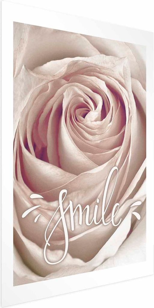 Posterpapier Poster - Smile! 29.7x42 cm Blumen Produktbild 