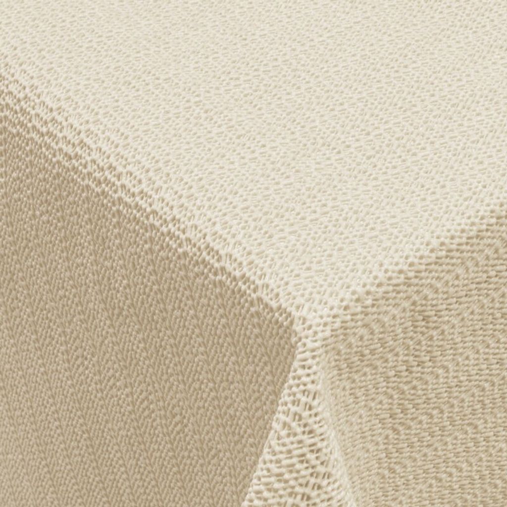 Gartentischdecke creme - 160cm, rund