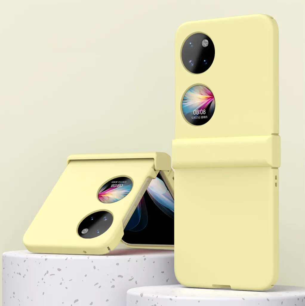 Custodia Professionale Huawei P50 Pocket Giallo - PC Rigido Opaco