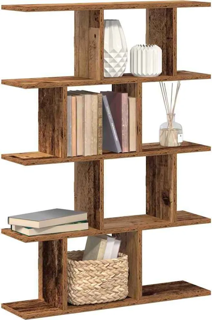 Libreria a Cubi Maison Exclusive - Effetto Legno Antico Premium
