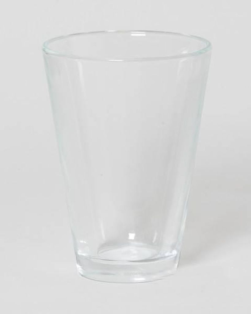 INNA-Glas Teelichtglas THEA, Trichter - rund, klar, 15cm, Ø 11cm - Teelichthalter - Kerzenglas