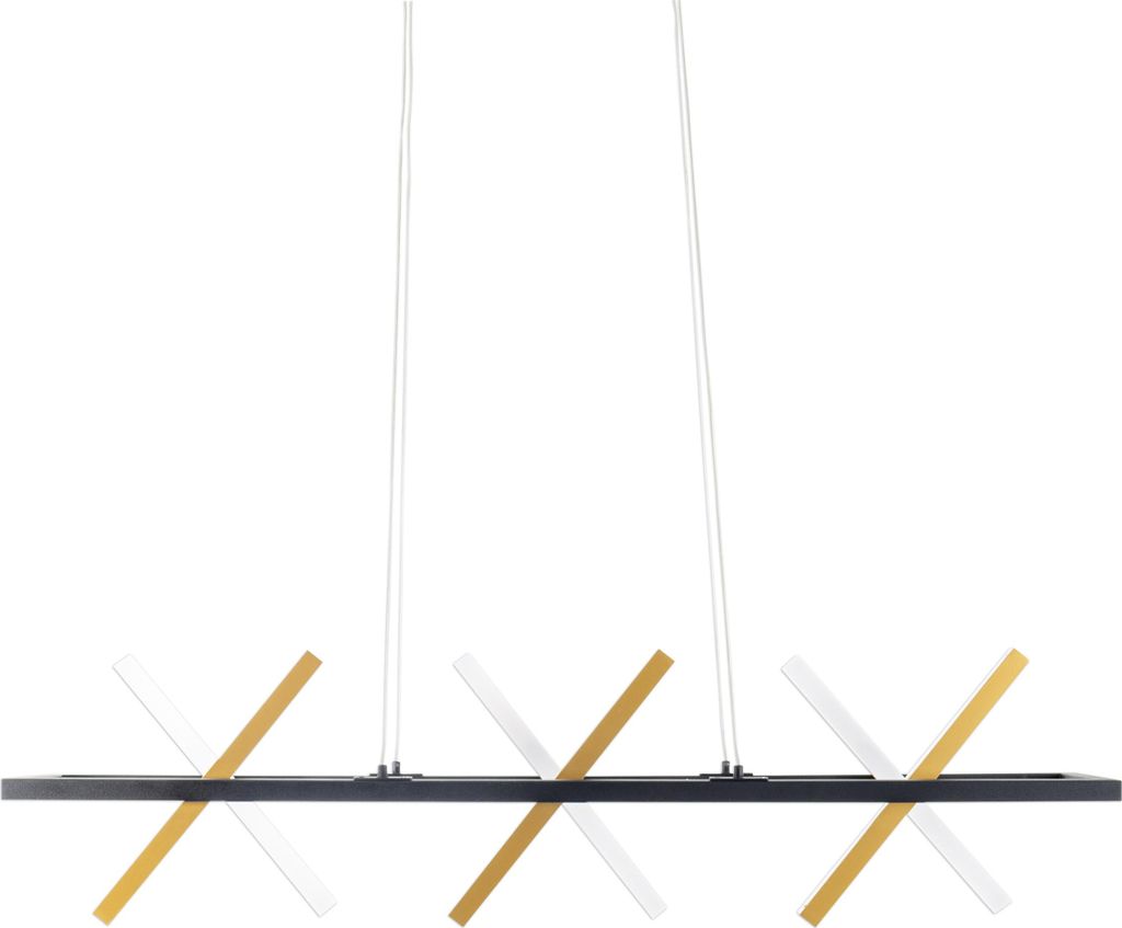 Näve Leuchten LED Pendelleuchte "CADICE" l: 100cm gold LED Produktbild 