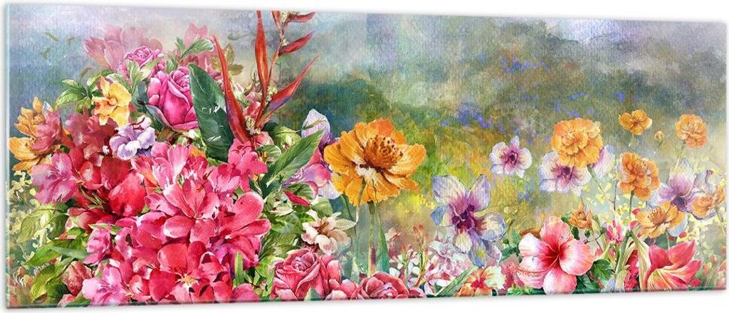 Bilder auf glas - blume sommer natur - 140x50cm - Produktbild 