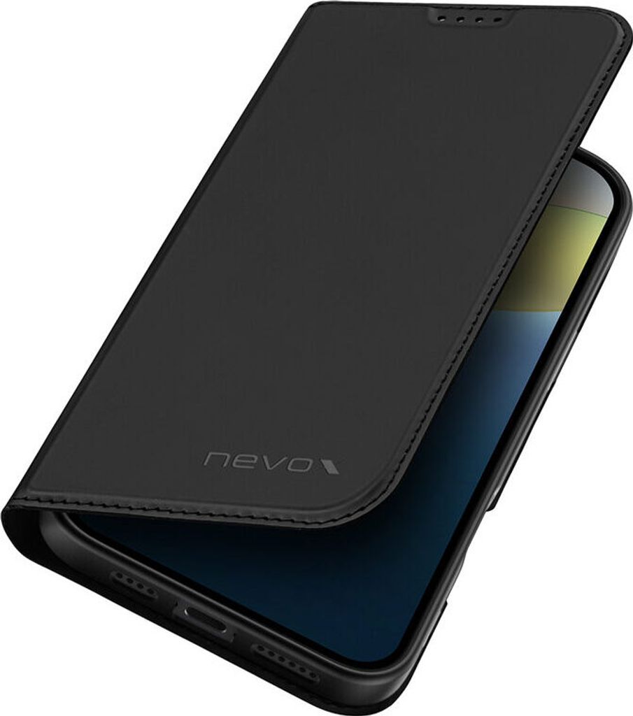nevox Vario Series Bookcase iPhone 16 Plus schwarz