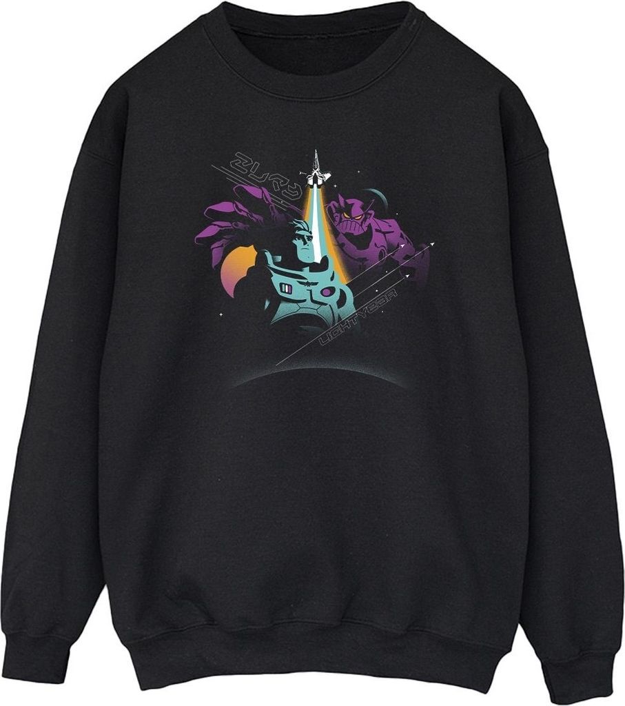 Disney - "Lightyear In Space" Sweatshirt für Herren BI34569 (S) (Schwarz)